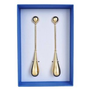 ✯ NEW Mugler x H&M Gold Teardrop Earrings ✯